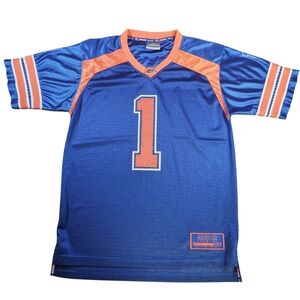 Vintage Colosseum Florida Gators Football Jersey Youth Size XL Blue Orange 90s